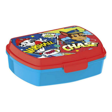 Brotdose für Sandwiches The Paw Patrol Friendship Rot Blau (17 x 5.6 x 13.3 cm)