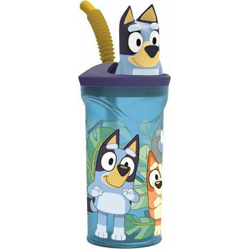 Becher mit Strohhalm Stor Kunststoff