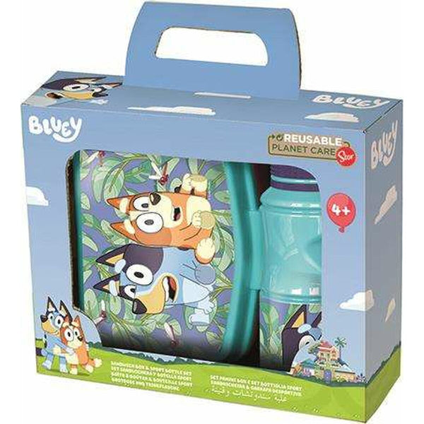Brotzeitdose mit Flasche Bluey