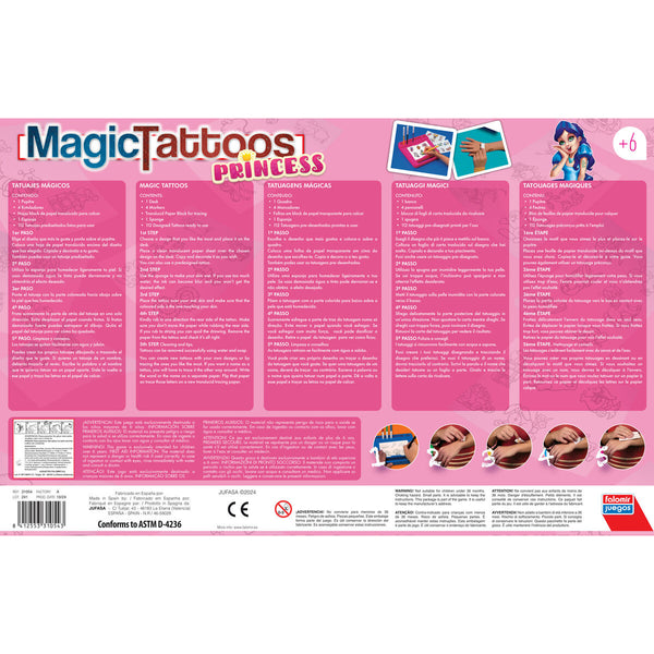 Lernspiel Falomir 31054 Tätowierungen Prinzessin (ES)