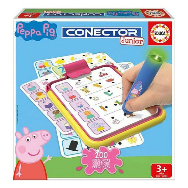 Lernspiel Conector Junior Peppa Pig Educa 16230 Bunt (1 Stücke)