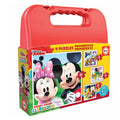 Set mit 4 Puzzeln Disney Mickey Mouse Progressive Educa 4 Stücke 40 Stücke (12-16-20-25 pcs)