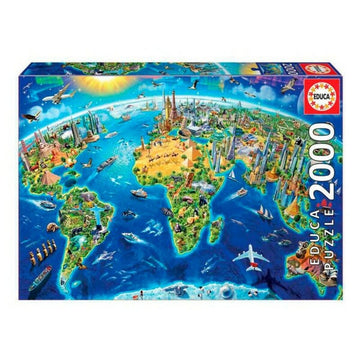 Puzzle Educa World Symbols 17129.0 2000 Stücke