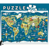 Kinderpuzzle Educa Mapamundi (200 pcs)