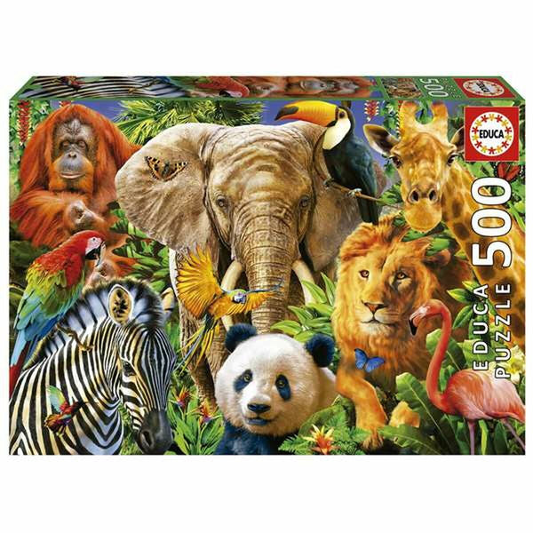Puzzle: Tiere Educa 500 Stücke