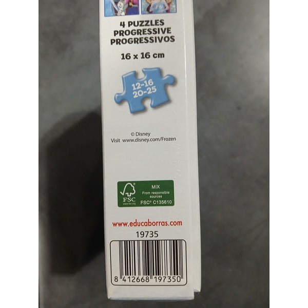 Puzzle Frozen Progressiver Schwierigkeitsgrad