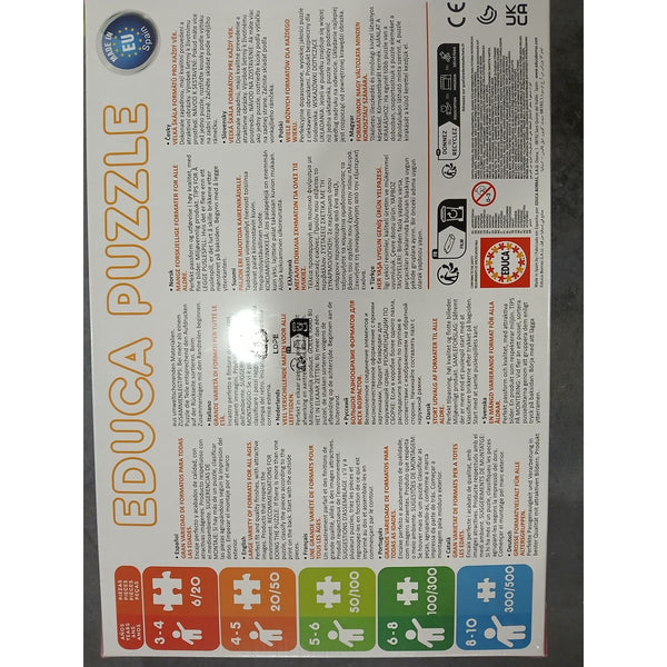 Set mit 2 Puzzeln Educa Fantasy world 48 Stücke