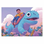 Set mit 4 Puzzeln Educa Friendly Dinosaurs