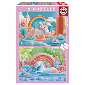 Puzzle Educa Magic Unicorns (2 Stück)