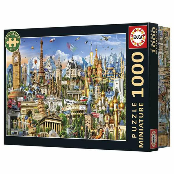 Puzzle Educa Europe Minature 1000 Stücke
