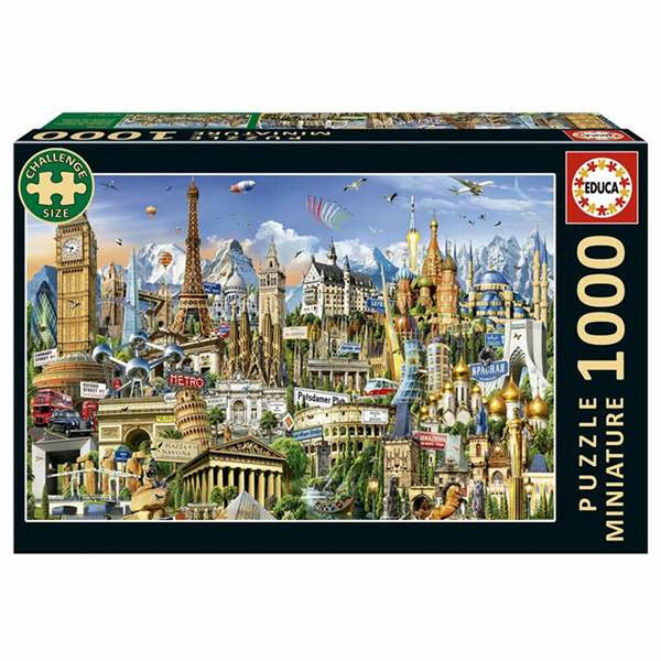 Puzzle Educa Europe Minature 1000 Stücke