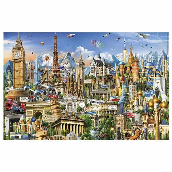 Puzzle Educa Europe Minature 1000 Stücke