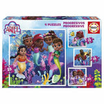 Set mit 4 Puzzeln Educa Ariel