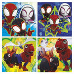 Set mit 4 Puzzeln Educa Dino Spidey (4 Stück)