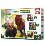 Set mit 4 Puzzeln Educa Dino Spidey (4 Stück)