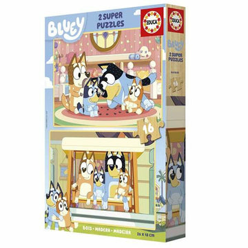 Set mit 2 Puzzeln Educa Bluey (2 Stück)