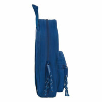 Rucksack mit Federtaschen BlackFit8 M847 Dunkelblau 12 x 23 x 5 cm