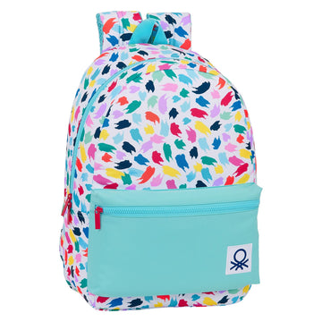 Schulrucksack Benetton Painting Bunt