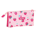 Dreifaches Mehrzweck-Etui Berry Brillant BlackFit8 Berry brilliant Rosa 22 x 12 x 3 cm