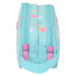 Zweifaches Mehrzweck-Etui Safta My space Blau 21 x 8 x 6 cm