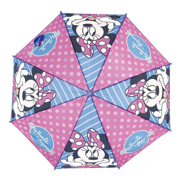 Automatikschirm Minnie Mouse Lucky Blau Rosa (Ø 84 cm)