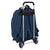 Schulrucksack mit Rädern BlackFit8 Urban Schwarz Marineblau (32 x 42 x 15 cm)