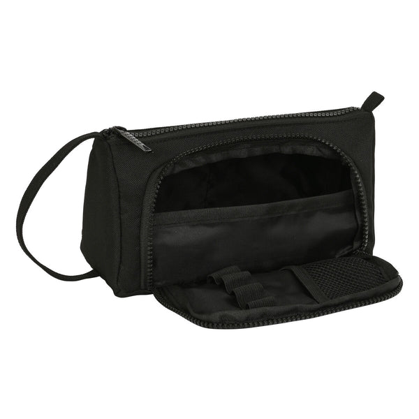 Schulmäppchen BlackFit8 Gradient Schwarz Militärgrün 20 x 11 x 8.5 cm