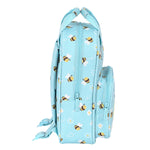Schulrucksack Safta Abeja Hellblau 20 x 28 x 8 cm