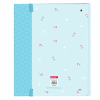 Ringbuch BlackFit8 Mariposa A4 Hellblau (27 x 32 x 3.5 cm)