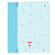Ringbuch BlackFit8 Mariposa A4 Hellblau (27 x 32 x 3.5 cm)