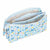 Dreifaches Mehrzweck-Etui Moos Lovely Blau 22 x 12 x 3 cm