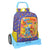 Schulrucksack mit Rädern SuperThings Guardians of Kazoom Lila Gelb (32 x 42 x 14 cm)