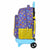 Schulrucksack mit Rädern SuperThings Guardians of Kazoom Lila Gelb (33 x 45 x 22 cm)