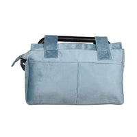 Wickeltasche Safta Leaves türkis (46 x 26 x 15 cm)