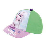 Kinderkappe Frozen Memories Lila grün (44-46 cm)