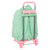 Schulrucksack mit Rädern BlackFit8 Moon grün 32 x 42 x 15 cm