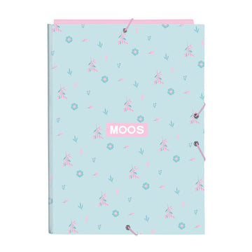 Faltblatt Moos Garden türkis