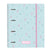 Ringbuch Moos Garden 27 x 32 x 3.5 cm türkis