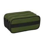 Dreifaches Mehrzweck-Etui Safta Dark forest Schwarz grün 21,5 x 10 x 8 cm