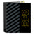 Ringbuch BlackFit8 Zone Schwarz A4 27 x 33 x 6 cm