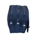 Dreifaches Mehrzweck-Etui Kappa Navy Marineblau (21,5 x 10 x 8 cm)