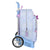Schulrucksack mit Rädern Frozen Believe Lila 33 x 42 x 14 cm