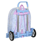 Schulrucksack mit Rädern Frozen Believe Lila 33 x 42 x 14 cm