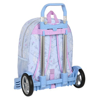 Schulrucksack mit Rädern Frozen Believe Lila 33 x 42 x 14 cm