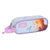 Zweifaches Mehrzweck-Etui Frozen Believe Lila 21 x 8 x 6 cm