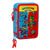 Dreifaches Federmäppchen SuperThings Rescue force 12.5 x 19.5 x 5.5 cm Blau (36 Stücke)
