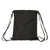 Rucksacktasche mit Bändern BlackFit8 Old school Schwarz Grau 35 x 40 x 1 cm