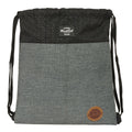 Rucksacktasche mit Bändern BlackFit8 Old school Schwarz Grau 35 x 40 x 1 cm