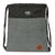 Rucksacktasche mit Bändern BlackFit8 Old school Schwarz Grau 35 x 40 x 1 cm