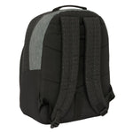 Schulrucksack BlackFit8 Old school Schwarz Grau 32 x 42 x 15 cm
